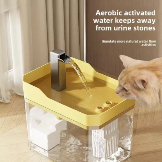 Fontanella Automatica per Gatti - Filtro Incluso, Acqua Sempre Fresca