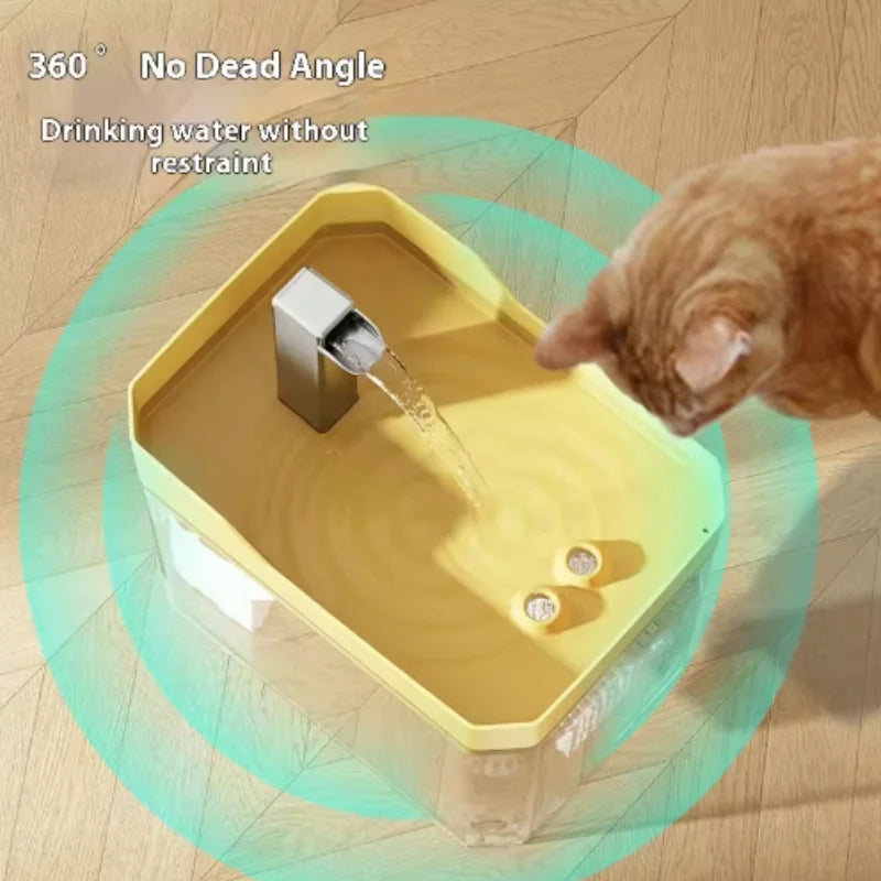Fontanella Automatica per Gatti - Filtro Incluso, Acqua Sempre Fresca