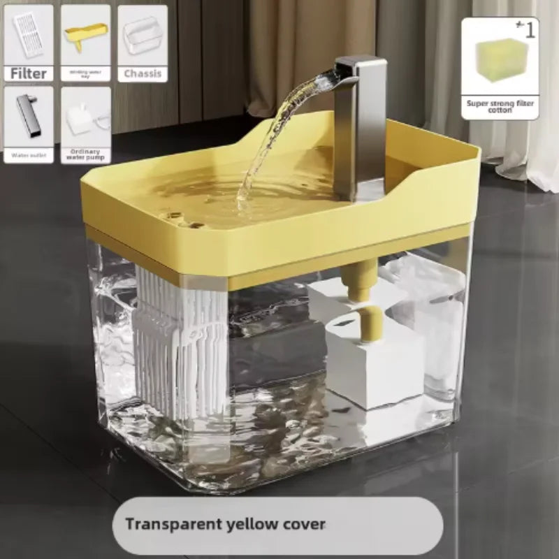 Fontanella Automatica per Gatti - Filtro Incluso, Acqua Sempre Fresca